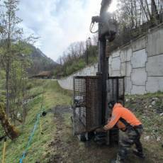 Forages destructifs réalisés à l&#039;odex en Maurienne (73)
