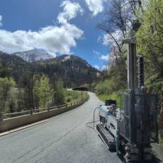 Forages destructifs réalisés à l&#039;odex en Maurienne (73)