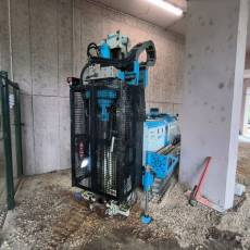 Utilisation d&#039;une machine à mât court en milieu urbain